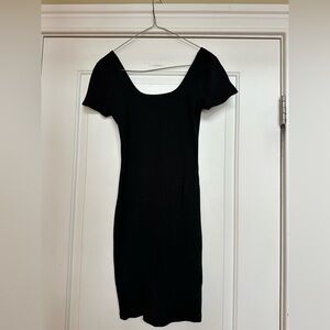 Women’s Target Wild Fable Black Ribbed Mini Dress NWT size small